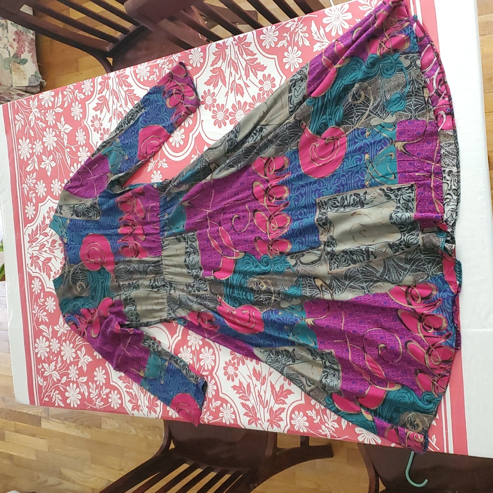 Vintage 80's CGII Vibrant Women's Dress